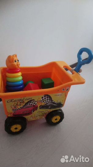Тележка для игрушек