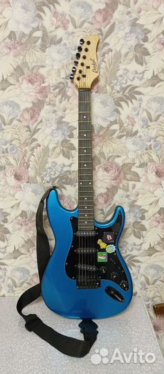 Электрогитара с комбиком бу