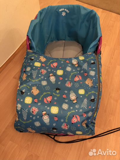 Санки детские с чехлом на ножки