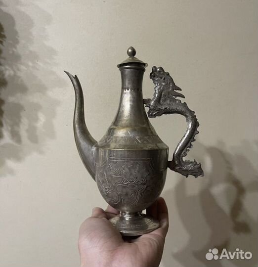 Коньячный ликерный набор старый Серебрение