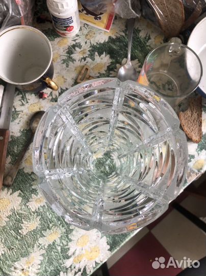 Хрустальная ваза, рюмки СССР