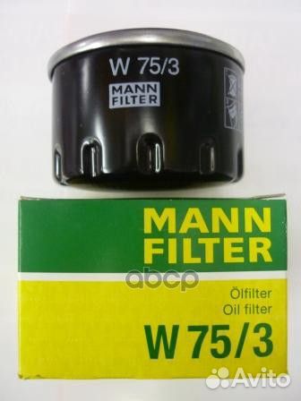 Фильтр масляный W753 mann-filter