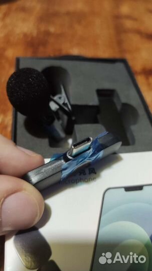 Беспроводной петличный микрофон для android/iPhone