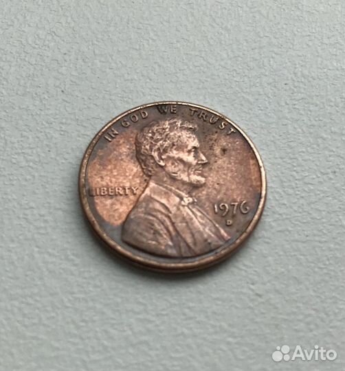 1 цент США 1976г./One cent USA 1976