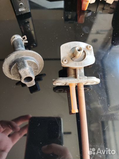 Kawasaki zxr 400 250 топливный кран бак обтекатель