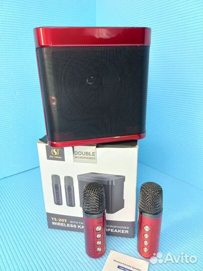 Караоке система 2 беспроводных микрофона
