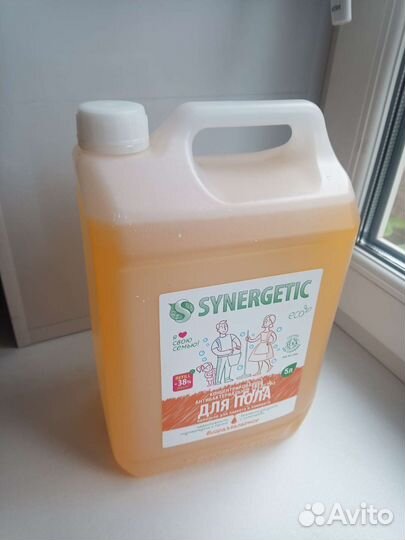 Средство для пола synergetic универсальное 5л