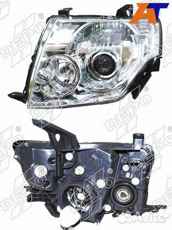 Фара mitsubishi pajero