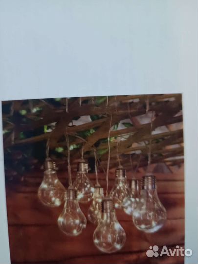 Садовая гирлянда на солнечных батареях