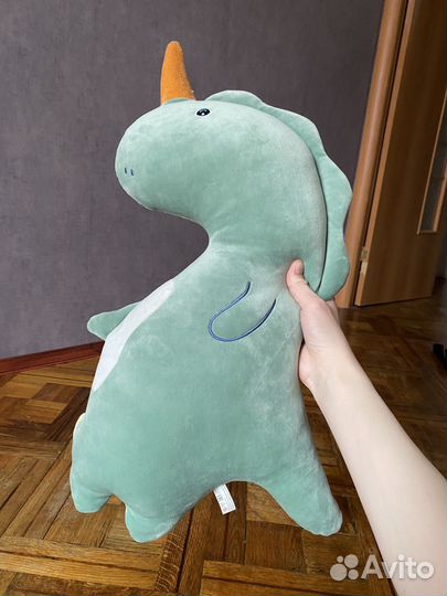 Большая мягкая игрушка динозавр