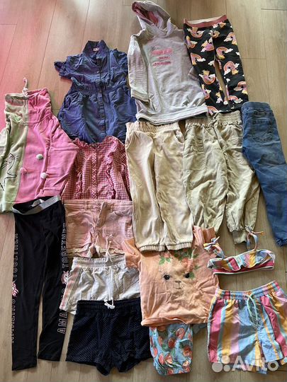 Вещи пакетом на девочку 116 Zara, H&M