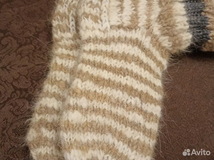 Носочки из шерсти собаки