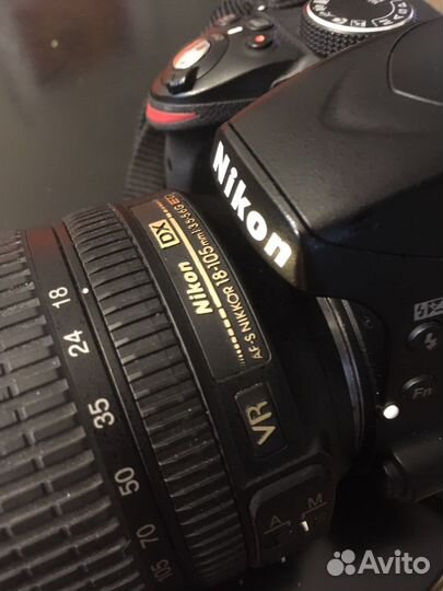 Зеркальный фотоаппарат nikon d3200 объектив 18-105