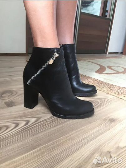 Полусапожки женские, натуральная кожа, 36 размер