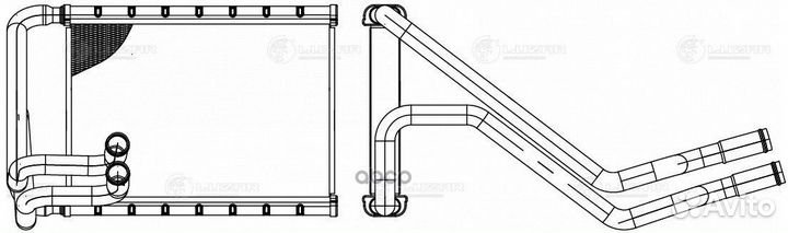 Радиатор отоп. для а/м Hyundai Sonata (05) /Gra