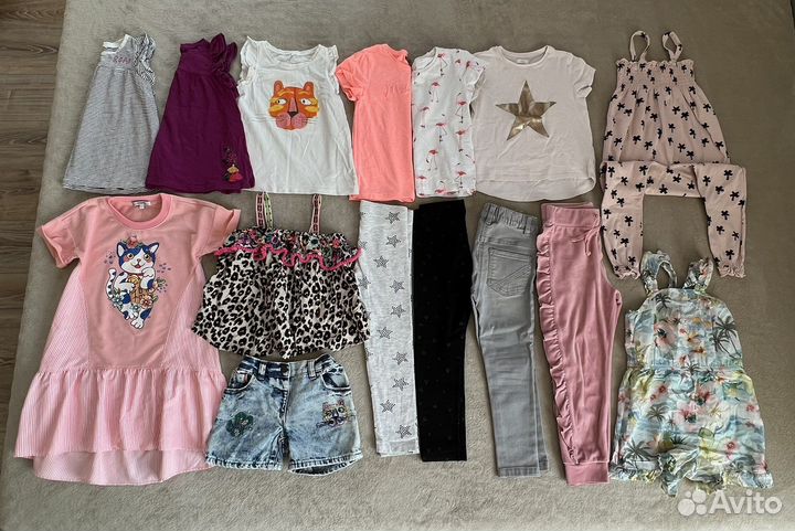 Вещи на девочку 110, Next, H&M, Мy K, Gustavo Gano