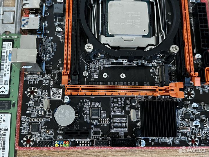 Комплект 12 ядер Xeon 2670v3+x99H+16gbddr4