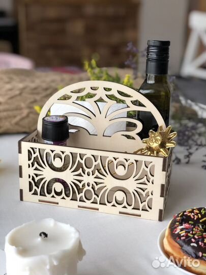 Салфетница из дерева