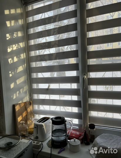 Рулонные шторы зебра