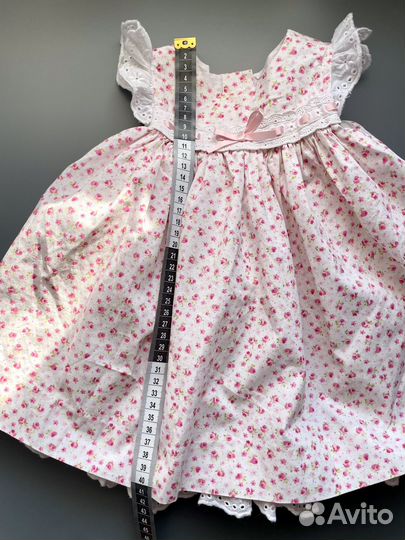 Платье для девочки 68 74 на 6-9 месяцев