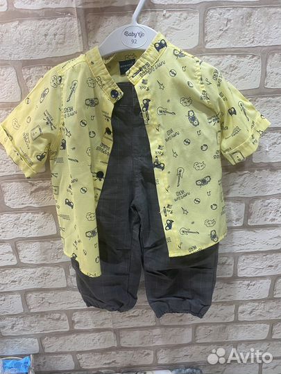 Рубашка и штаны 80-86