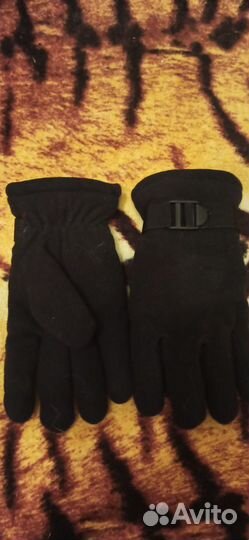 Перчатки мужские зимние флисовые