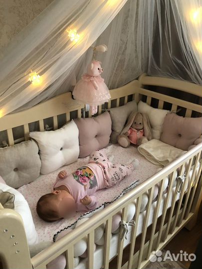 Бортики на детскую кроватку