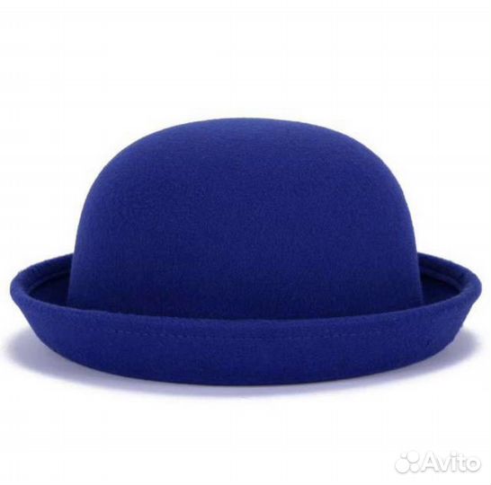 Шляпа федора фетровая (котелок)