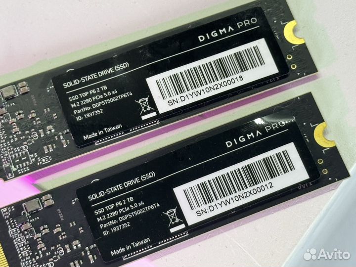 SSD M.2 digma PRO Top P6 dgpst5002TP6T4 2тб