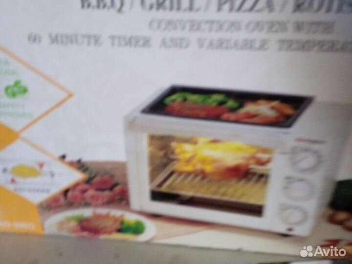 Мини печь духовка с грилем электа