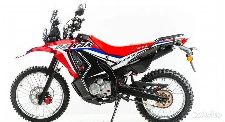 Мотоцикл motoland (мотоленд) кросс dakar LT