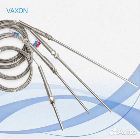 Термопара тип K 5*50мм, 100мм, 150мм, 200мм 2метра