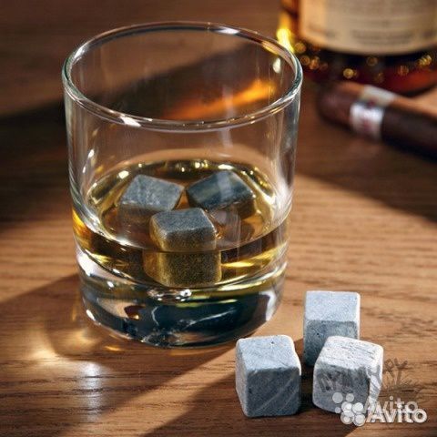 Камни для виски и напитков Whiskey Stones 6 шт