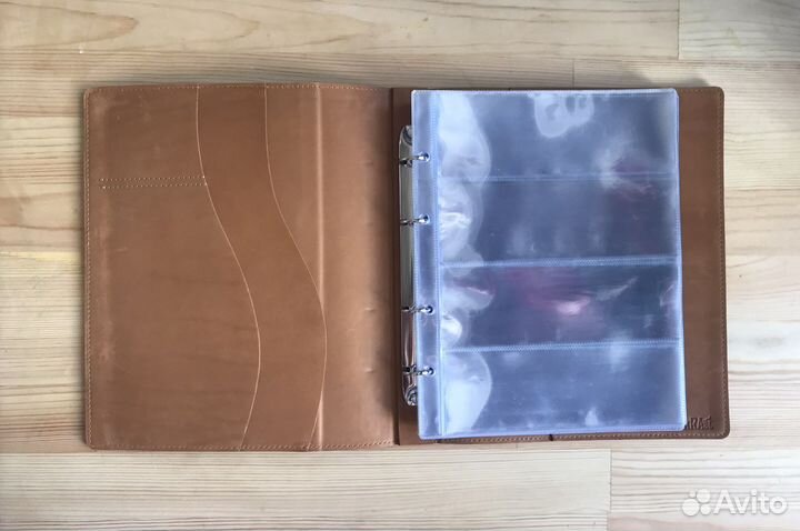 Альбом для коллекции банкнот натуральная кожа