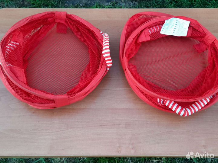 Икеа 2 сетчатые детские корзинки, игровая труба