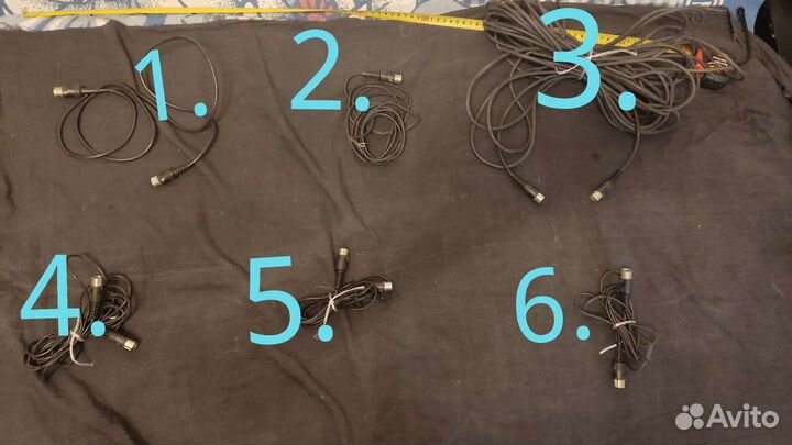 Кабели, коммутация, шнуры СССР, Чехословакия