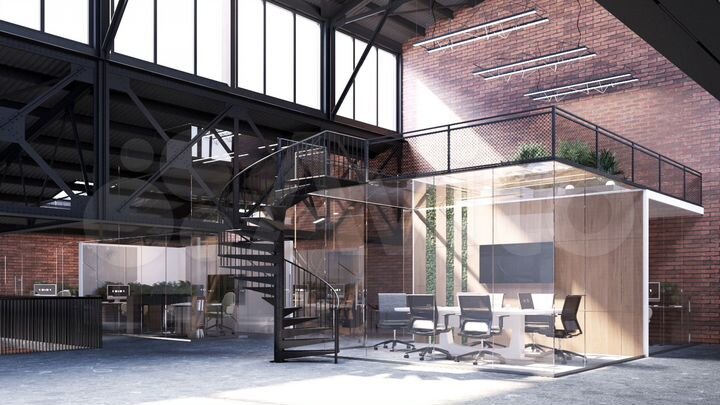 Продажа офиса 493 кв.метров, 2 этаж + терраса