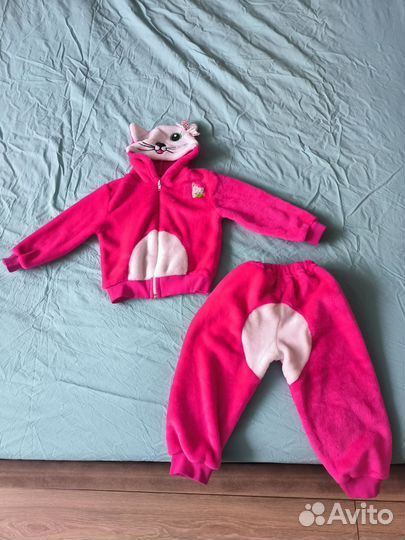 Новый плюшевый костюм 80-86