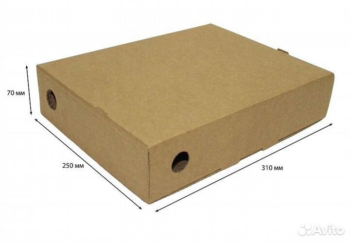 Архивная папка А4 (короб) 310*250*75 мм Т-11