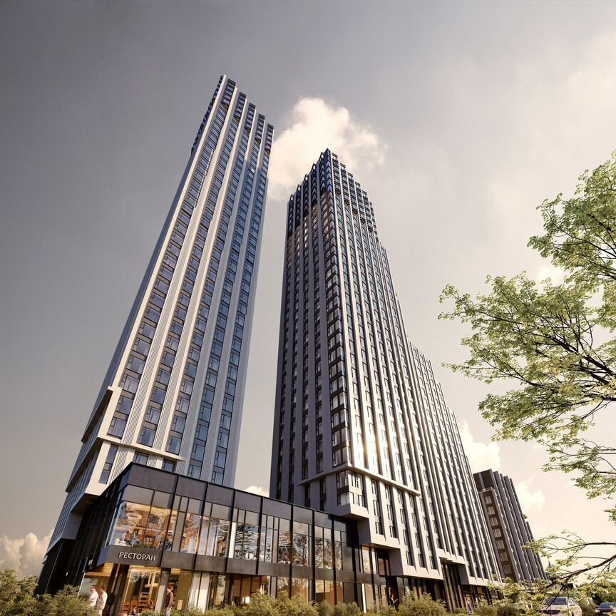 Квартира-студия, 28,1 м², 4/43 эт.