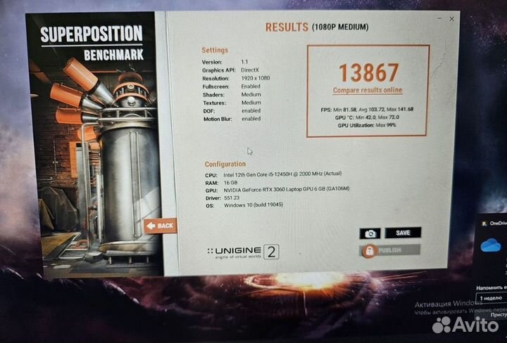 17.3 144hz/ i5 12450H/ Rtx 3060/ 16ddr4