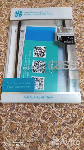 Бампер + защ. пленка для смартфона Asus Zenfone 5