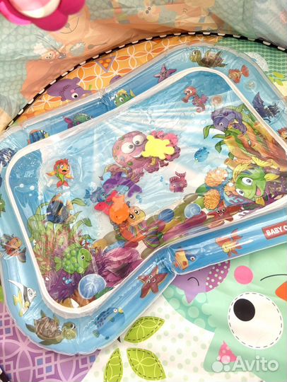 Развивающий коврик манеж для новорожденных