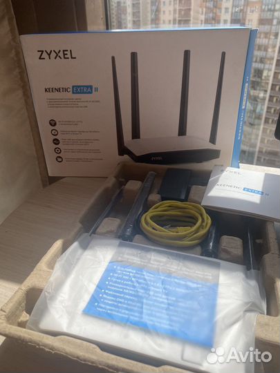 Wi-Fi роутер Zyxel keenetic Extra II, в итс