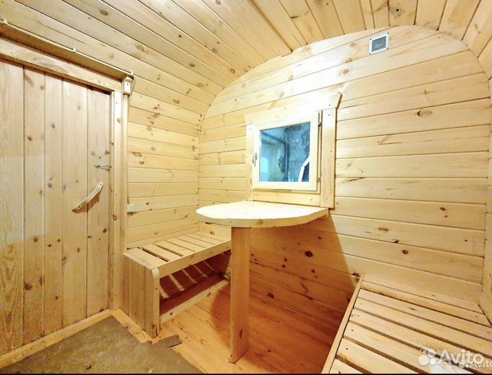 Баня готовая бочка