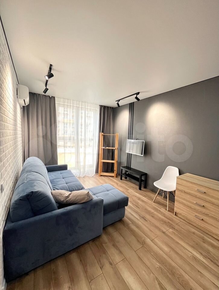 1-к. квартира, 45 м², 2 кровати