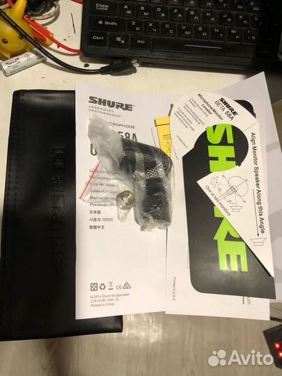 Микрофон Shure Beta 58A новый (Мексика)