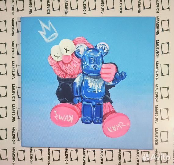 Картина акрилом на холсте