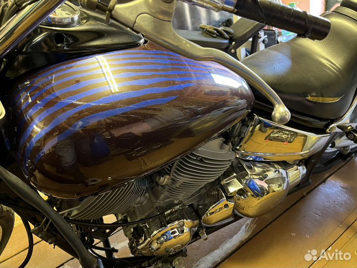 Бак бензобак для мотоцикла Yamaha drag star