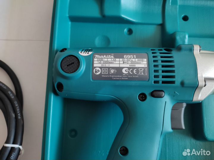 Шуруповерт ударный Makita 6951 300Вт пр-во Япония